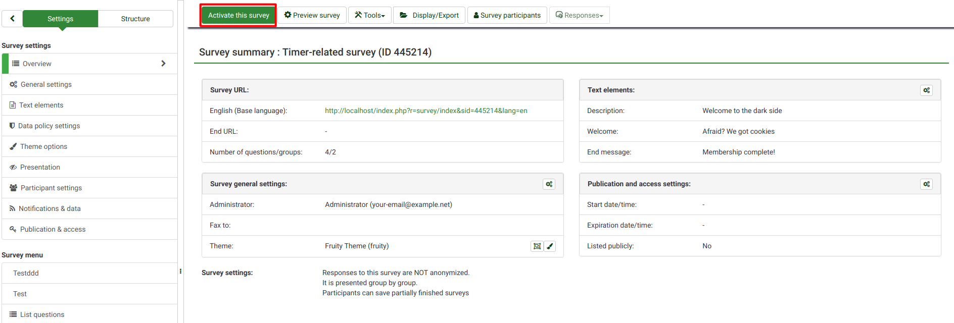 QSG LS3 Activate survey.png