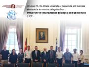 On June 7th, the Athens University of Economics and Business welcomed a six-member delegation from University of International Business and Economics (UIBE), China